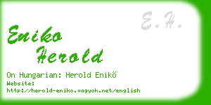 eniko herold business card
