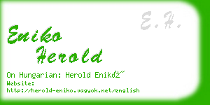 eniko herold business card